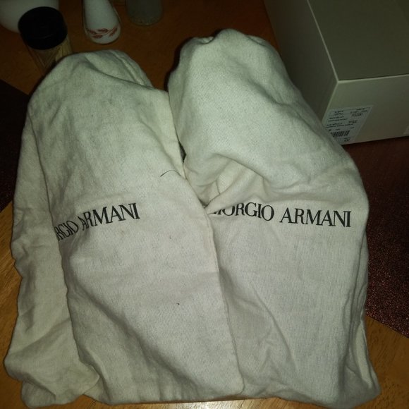 Vintage Black Giorgio Armani Heels, re-soled. Size 10 (40 1/2) OG Box + Dust Bag - Picture 9 of 9